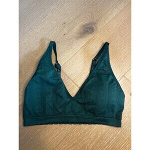 Victoria’s Secret PINK Bralette Bra Large Dark Green